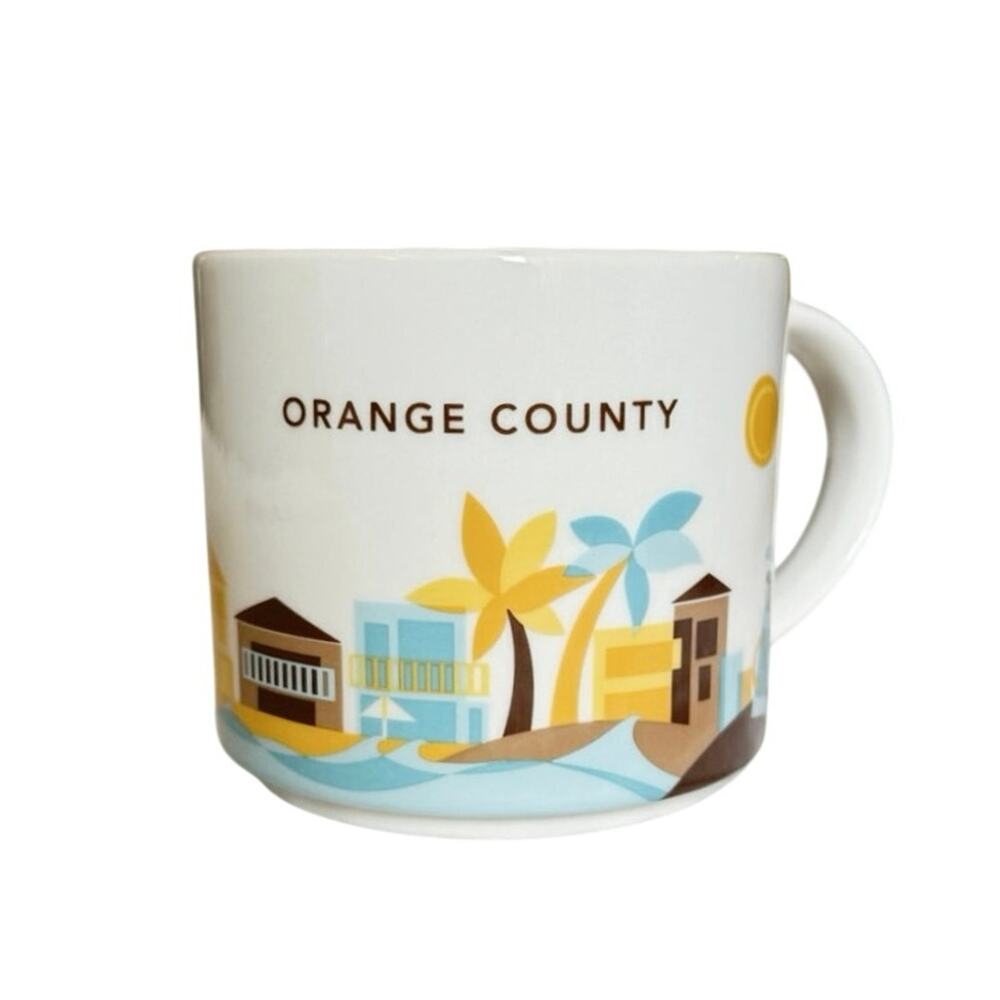 Starbucks You Are Here Mug • Orange County • 2015 • 3.5” • 14 oz
